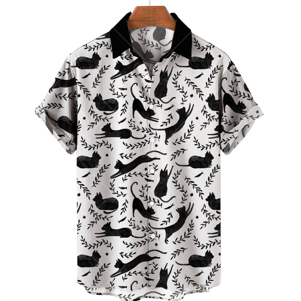 Best Selling Product] Cat Pirates New Type Hawaiian Shirt